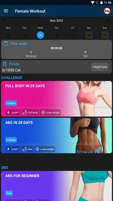 Female Workout android App screenshot 10