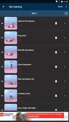 Female Workout android App screenshot 4