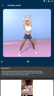 Female Workout android App screenshot 7